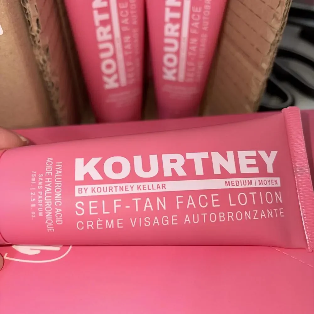 Kourtney By Kourtney Kellar Self-tan Face Lotion‎ Medium New Sealed 2.5 Fl Oz